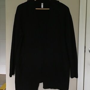 GAP Small Black  Coatigan with POCKETS!!!